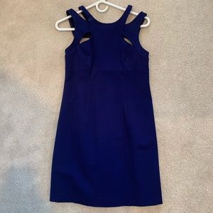 Navy Blue Cutout Dress Size 6